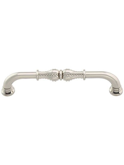 Prestige Beaded Cabinet Pull - 5 inch Center-to-Center in Polished Nickel.